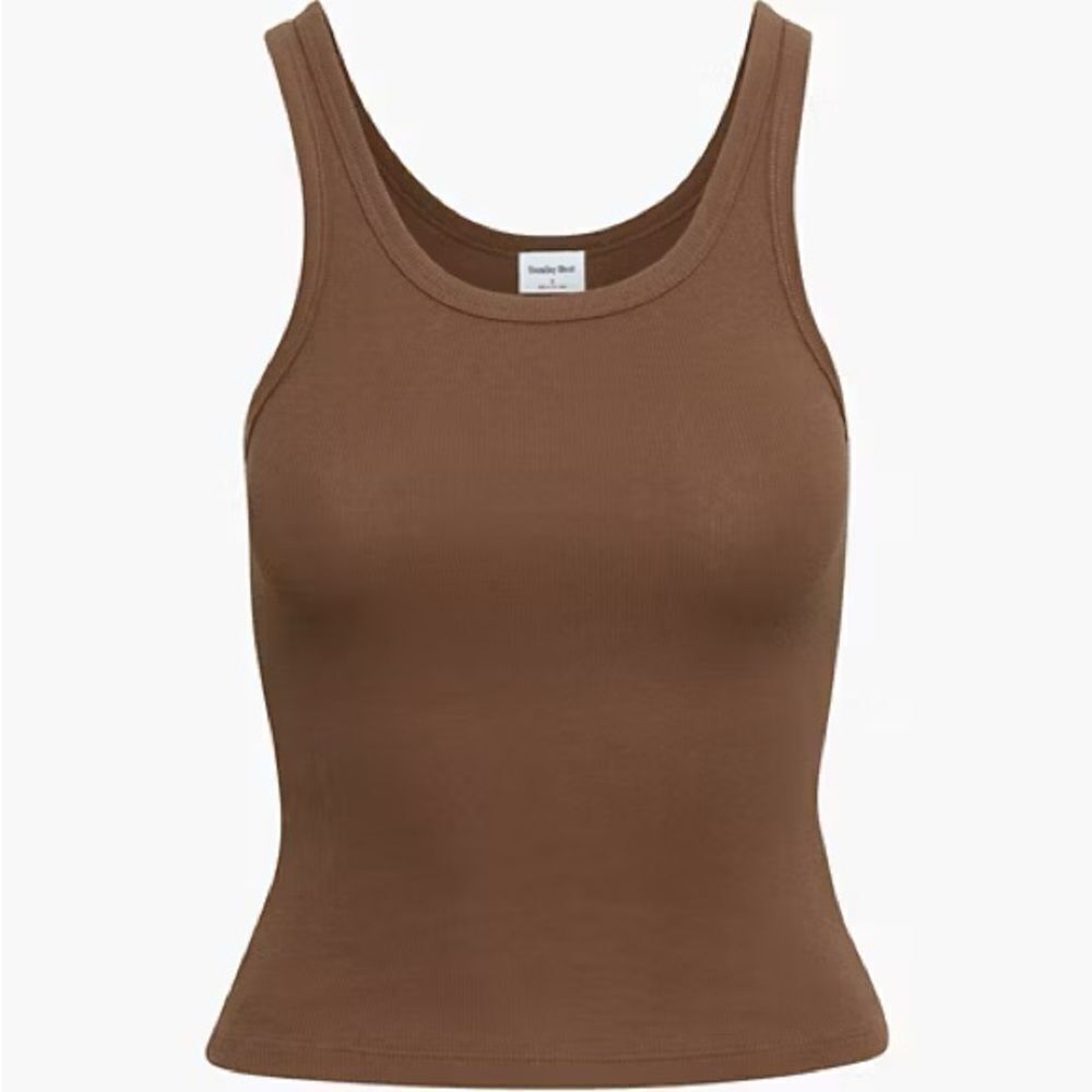 Aritzia Sunday Best Cognac Carey Tank